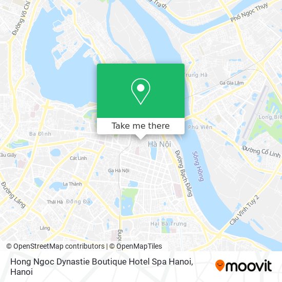 Hong Ngoc Dynastie Boutique Hotel Spa Hanoi map