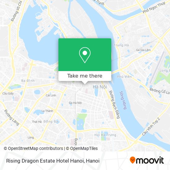 Rising Dragon Estate Hotel Hanoi map