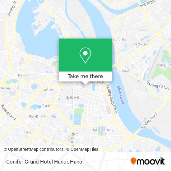 Conifer Grand Hotel Hanoi map
