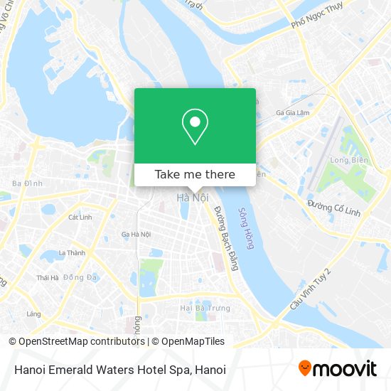 Hanoi Emerald Waters Hotel Spa map