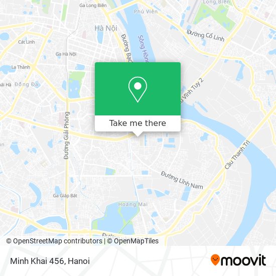 Minh Khai 456 map