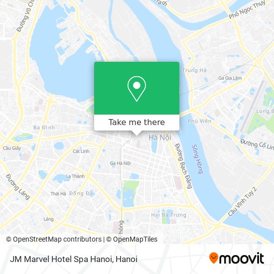 JM Marvel Hotel Spa Hanoi map