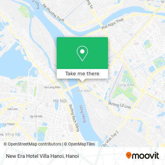 New Era Hotel Villa Hanoi map