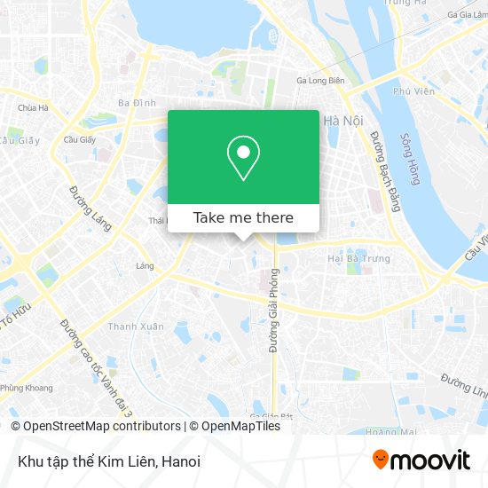 Khu tập thể Kim Liên map