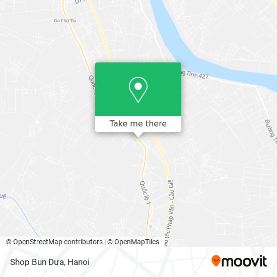 Shop Bun Dưa map