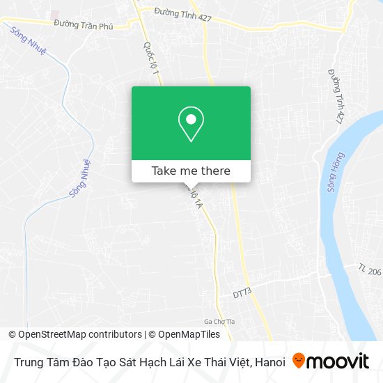 Trung Tâm Đào Tạo Sát Hạch Lái Xe Thái Việt map