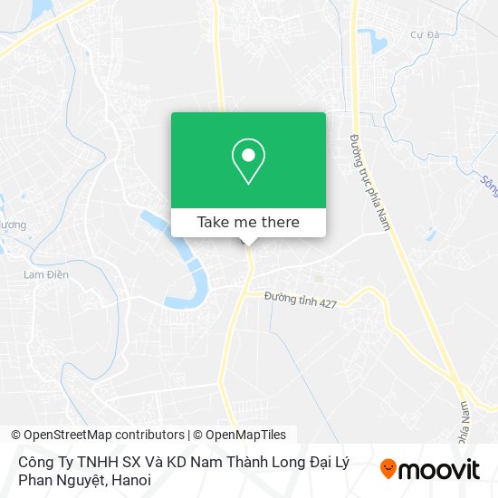 Công Ty TNHH SX Và KD Nam Thành Long Đại Lý Phan Nguyệt map