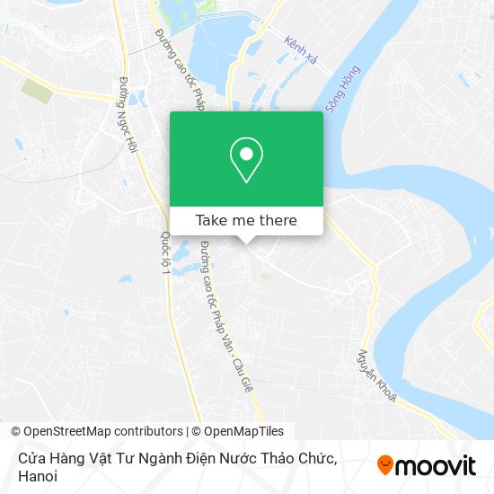 Cửa Hàng Vật Tư Ngành Điện Nước Thảo Chức map