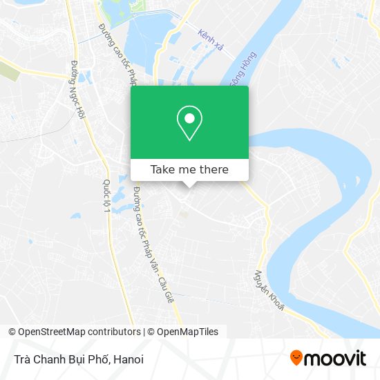 Trà Chanh Bụi Phố map