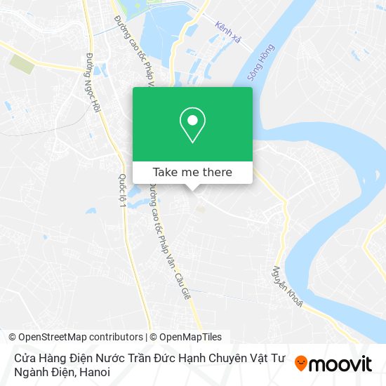 Cửa Hàng Điện Nước Trần Đức Hạnh Chuyên Vật Tư Ngành Điện map