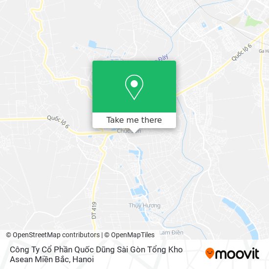 Công Ty Cổ Phần Quốc Dũng Sài Gòn Tổng Kho Asean Miền Bắc map