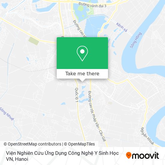 Viện Nghiên Cứu Ứng Dụng Công Nghệ Y Sinh Học VN map