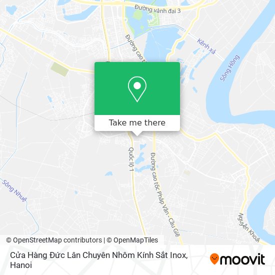 Cửa Hàng Đức Lân Chuyên Nhôm Kính Sắt Inox map