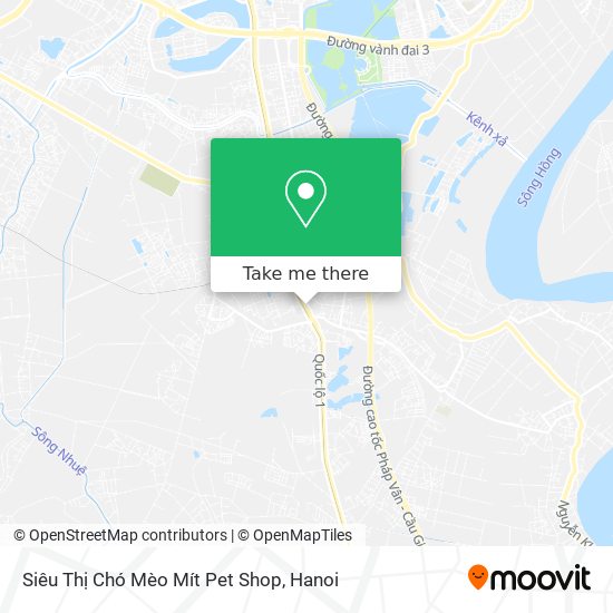 Siêu Thị Chó Mèo Mít Pet Shop map