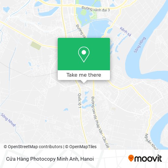 Cửa Hàng Photocopy Minh Anh map