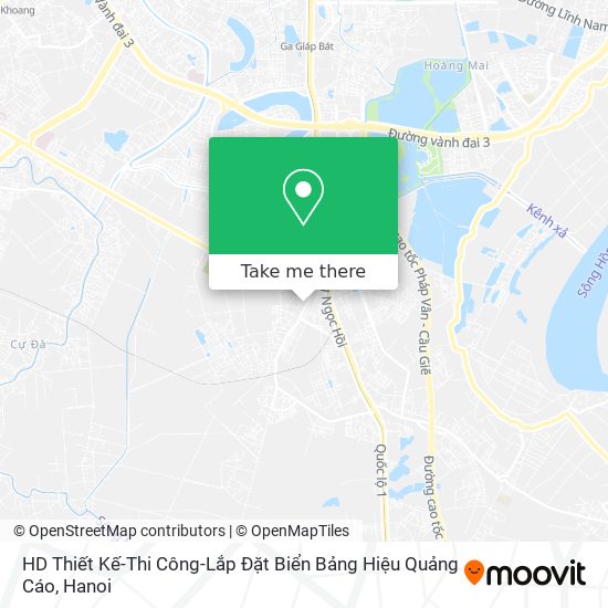 HD Thiết Kế-Thi Công-Lắp Đặt Biển Bảng Hiệu Quảng Cáo map