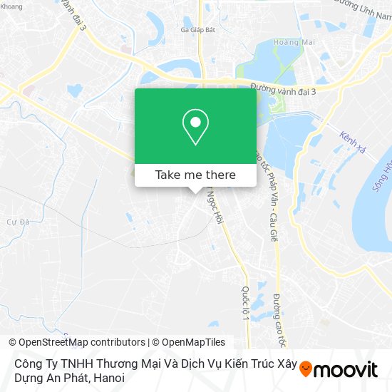 Công Ty TNHH Thương Mại Và Dịch Vụ Kiến Trúc Xây Dựng An Phát map