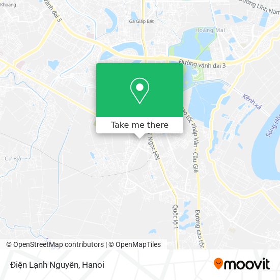 Điện Lạnh Nguyên map