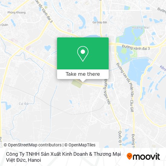 Công Ty TNHH Sản Xuất Kinh Doanh & Thương Mại Việt Đức map
