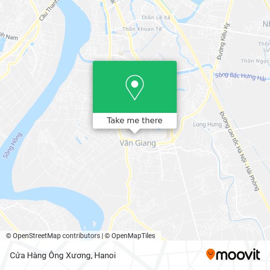 Cửa Hàng Ông Xương map
