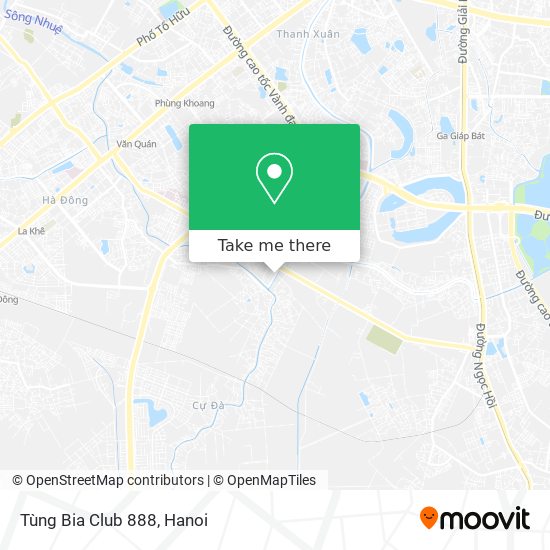 Tùng Bia Club 888 map
