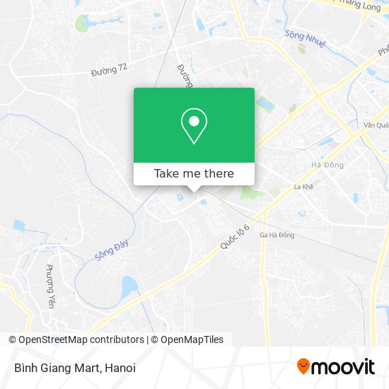 Bình Giang Mart map