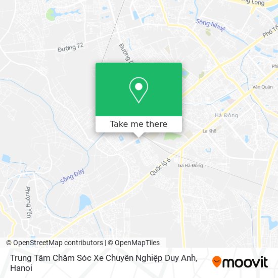 Trung Tâm Chăm Sóc Xe Chuyên Nghiệp Duy Anh map