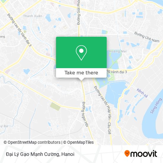 Đại Lý Gạo Mạnh Cường map