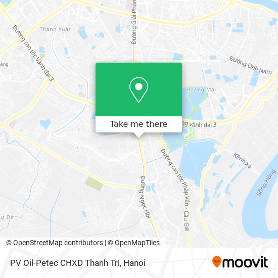 PV Oil-Petec CHXD Thanh Trì map