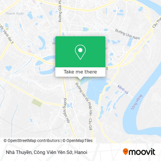 Nhà Thuyền, Công Viên Yên Sở map