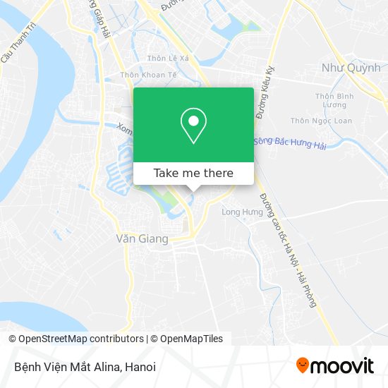 Bệnh Viện Mắt Alina map