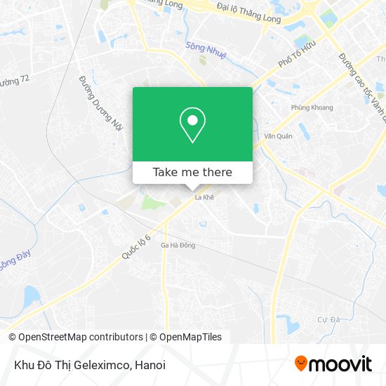 Khu Đô Thị Geleximco map