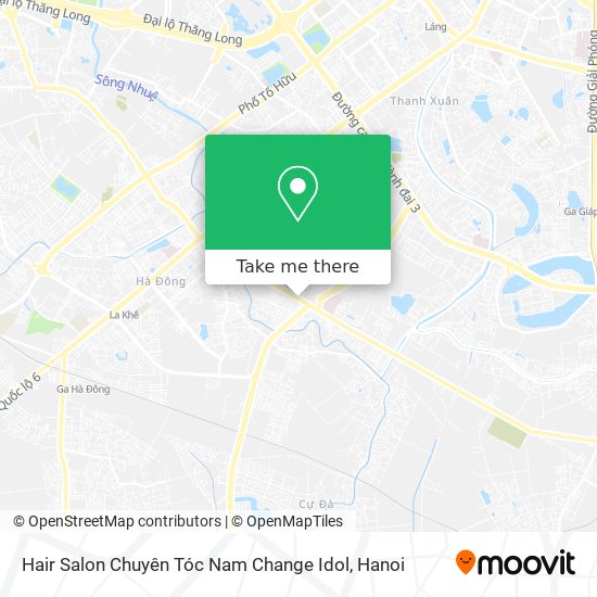 Hair Salon Chuyên Tóc Nam Change Idol map