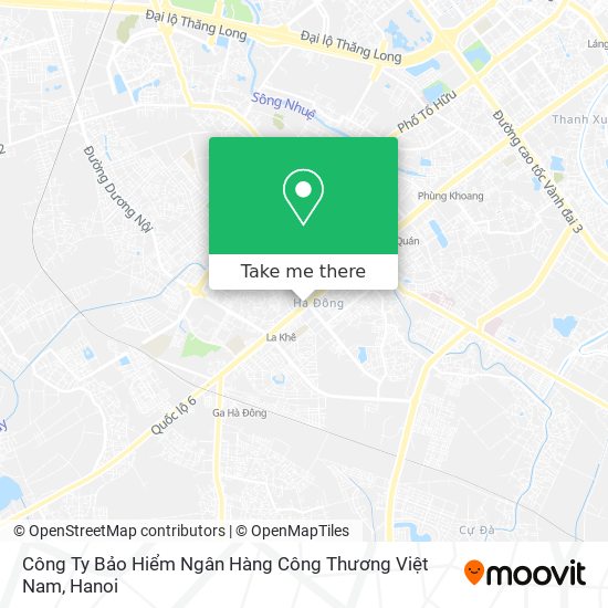 Công Ty Bảo Hiểm Ngân Hàng Công Thương Việt Nam map