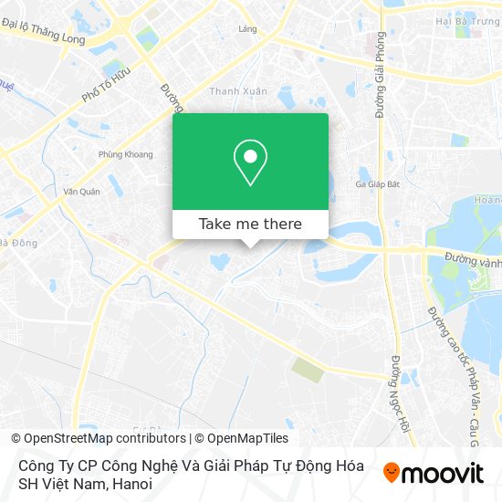 Công Ty CP Công Nghệ Và Giải Pháp Tự Động Hóa SH Việt Nam map