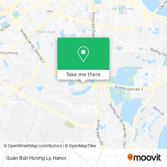 Quán Bún Hương Ly map