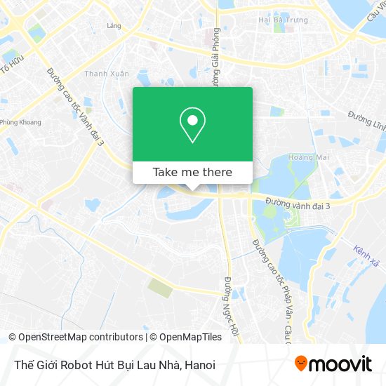 Thế Giới Robot Hút Bụi Lau Nhà map