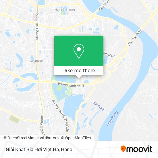 Giải Khát Bia Hơi Việt Hà map