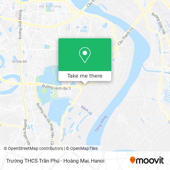 Trường THCS Trần Phú - Hoàng Mai map