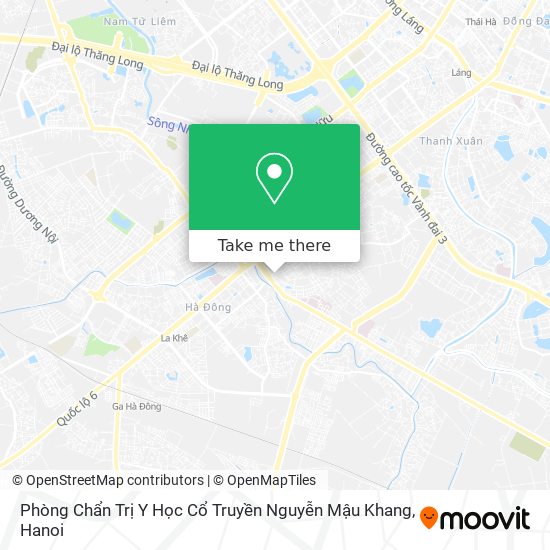 Phòng Chẩn Trị Y Học Cổ Truyền Nguyễn Mậu Khang map