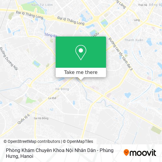 Phòng Khám Chuyên Khoa Nội Nhân Dân - Phùng Hưng map