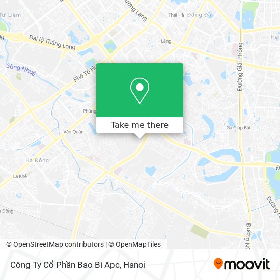 Công Ty Cổ Phần Bao Bì Apc map