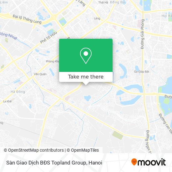 Sàn Giao Dịch BĐS Topland Group map