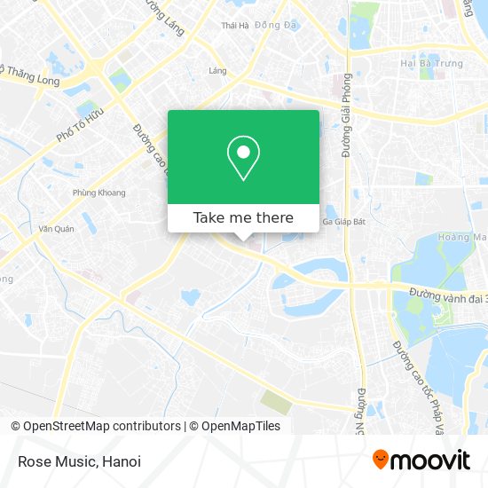 Rose Music map