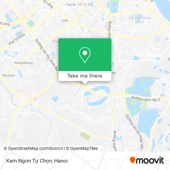 Kem Ngon Tự Chọn map