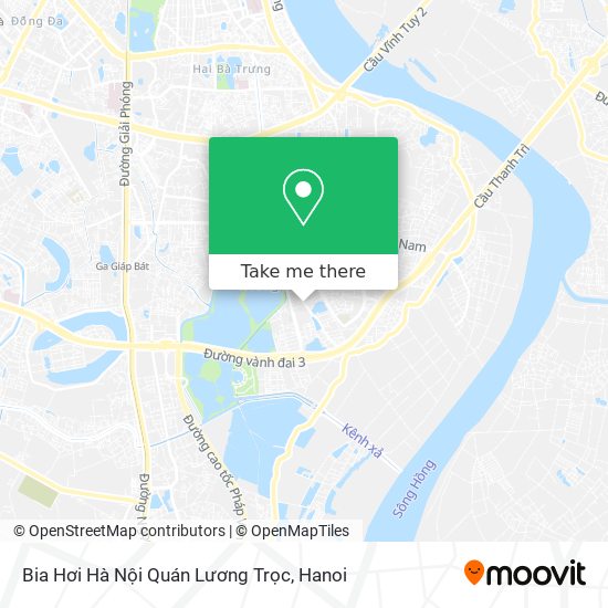 Bia Hơi Hà Nội Quán Lương Trọc map