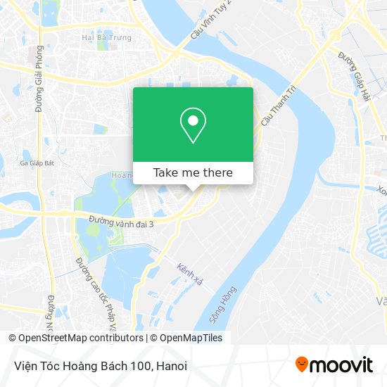 Viện Tóc Hoàng Bách 100 map