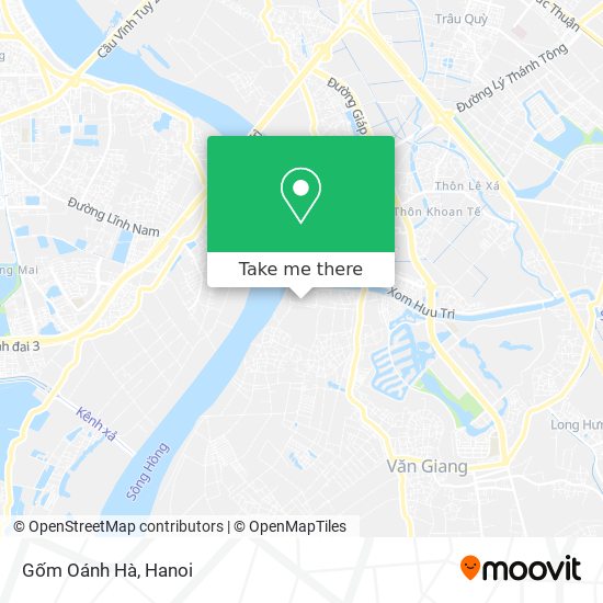 Gốm Oánh Hà map