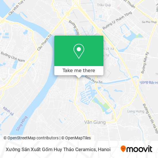 Xưởng Sản Xuất Gốm Huy Thảo Ceramics map