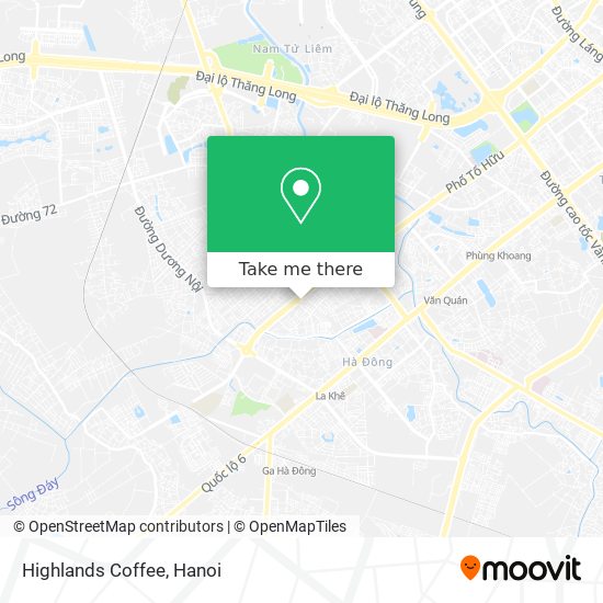 Highlands Coffee map